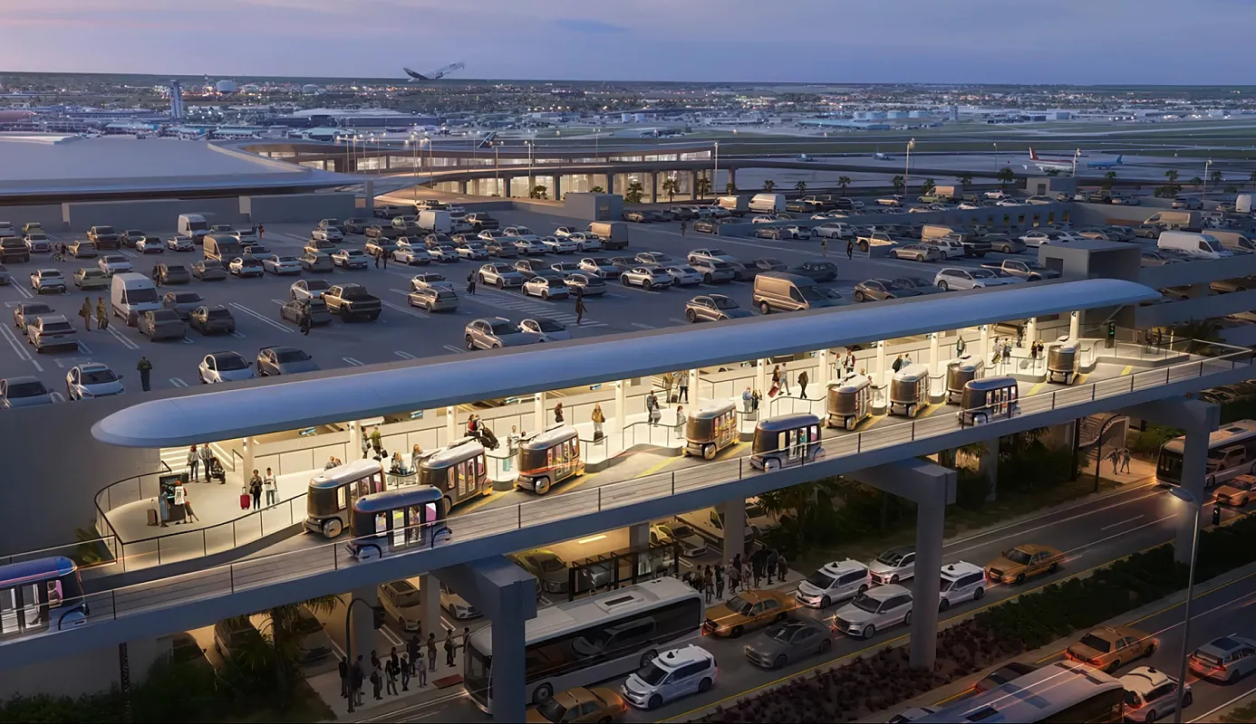 West Palm Beach Explores Autonomous Transit Link Between Downtown and Palm Beach International Airport