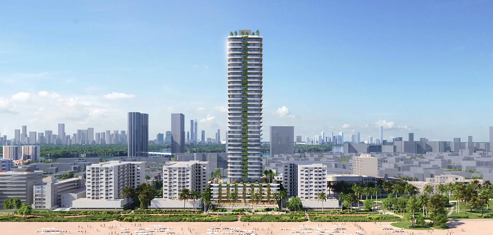 Allied Partners Files 38-Story Mixed-Use Tower on Ocean Drive