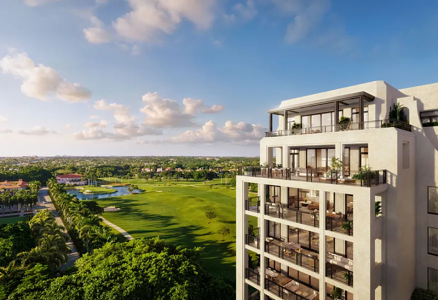 The Residences at The Boca Raton exterior rendering, Boca Raton