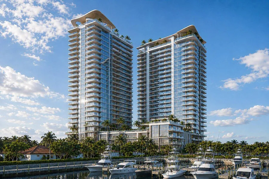 Oculina exterior rendering, Riviera Beach