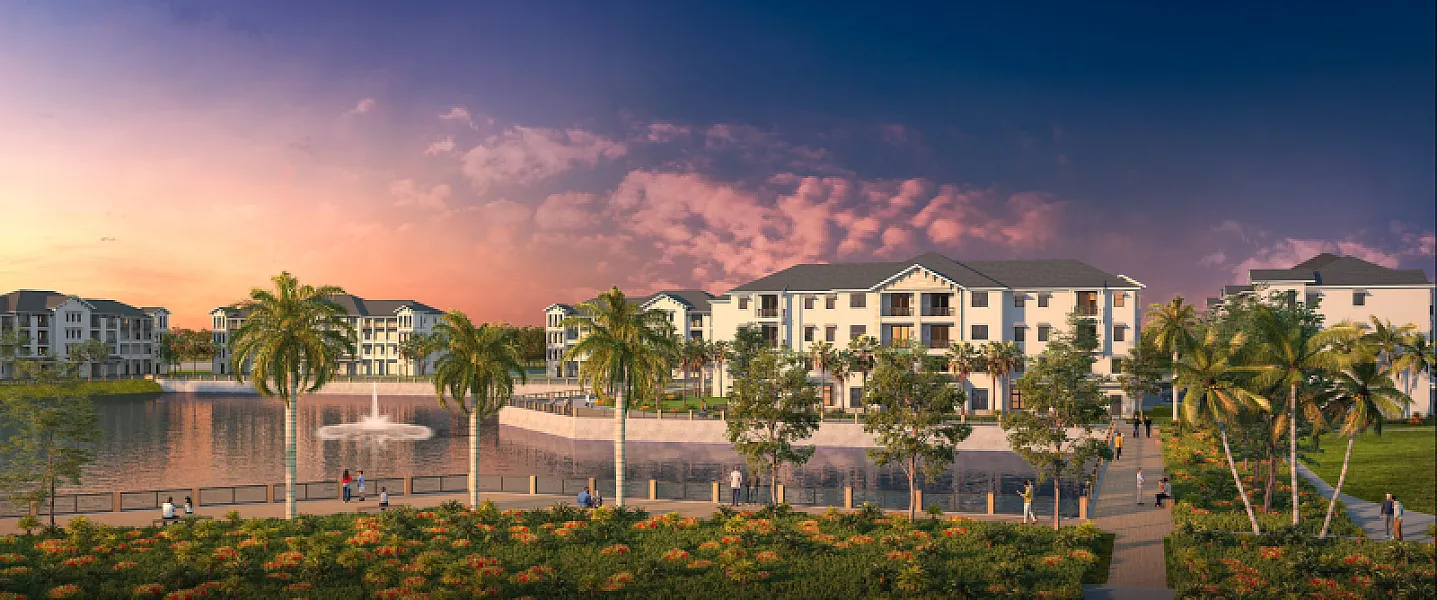 Mainstreet Coconut Creek exterior rendering, Coconut Creek