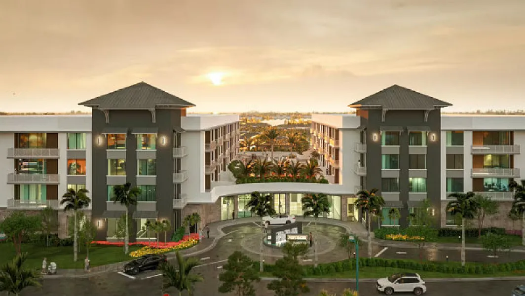 Helios Residences Naples exterior rendering, Naples