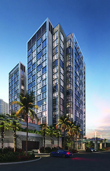 Epique at Pelican Bay Naples exterior rendering, Pelican Bay