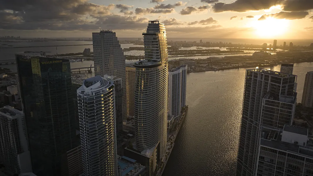 Aston Martin Residences Miami exterior rendering, Downtown Miami